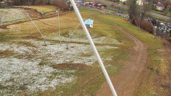 Spodní část sjezdovky skiareálu Karolinka