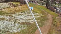 Spodní část sjezdovky skiareálu Karolinka