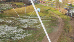 Spodní část sjezdovky skiareálu Karolinka