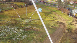 Spodní část sjezdovky skiareálu Karolinka