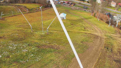 Spodní část sjezdovky skiareálu Karolinka