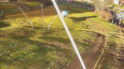 Spodní část sjezdovky skiareálu Karolinka