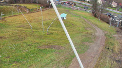 Spodní část sjezdovky skiareálu Karolinka