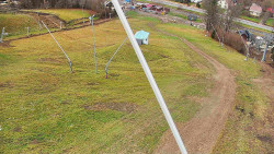 Spodní část sjezdovky skiareálu Karolinka