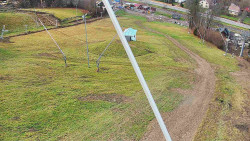 Spodní část sjezdovky skiareálu Karolinka