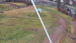 Spodní část sjezdovky skiareálu Karolinka