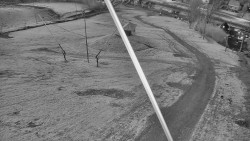 Spodní část sjezdovky skiareálu Karolinka