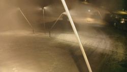 Spodní část sjezdovky skiareálu Karolinka