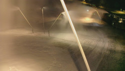 Spodní část sjezdovky skiareálu Karolinka