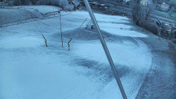 Spodní část sjezdovky skiareálu Karolinka