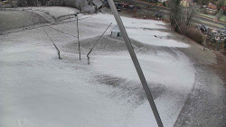 Spodní část sjezdovky skiareálu Karolinka