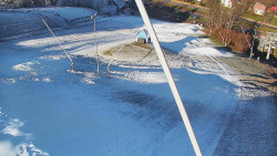 Spodní část sjezdovky skiareálu Karolinka