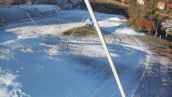 Spodní část sjezdovky skiareálu Karolinka