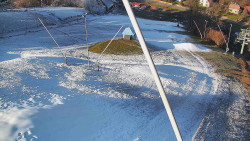 Spodní část sjezdovky skiareálu Karolinka