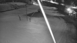 Spodní část sjezdovky skiareálu Karolinka