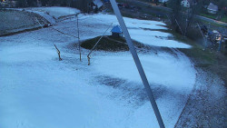 Spodní část sjezdovky skiareálu Karolinka