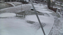 Spodní část sjezdovky skiareálu Karolinka