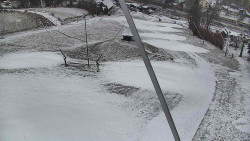 Spodní část sjezdovky skiareálu Karolinka