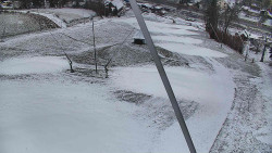 Spodní část sjezdovky skiareálu Karolinka