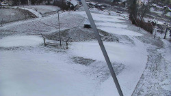 Spodní část sjezdovky skiareálu Karolinka