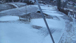 Spodní část sjezdovky skiareálu Karolinka