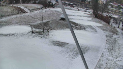 Spodní část sjezdovky skiareálu Karolinka