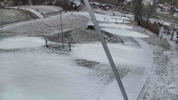 Spodní část sjezdovky skiareálu Karolinka