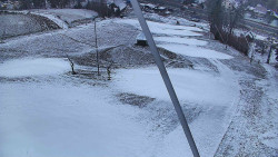 Spodní část sjezdovky skiareálu Karolinka