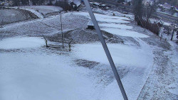 Spodní část sjezdovky skiareálu Karolinka