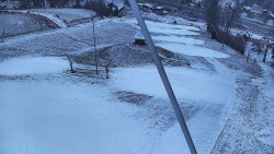 Spodní část sjezdovky skiareálu Karolinka