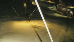 Spodní část sjezdovky skiareálu Karolinka