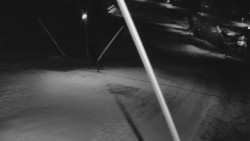 Spodní část sjezdovky skiareálu Karolinka