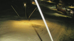 Spodní část sjezdovky skiareálu Karolinka