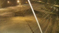 Spodní část sjezdovky skiareálu Karolinka