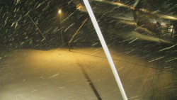 Spodní část sjezdovky skiareálu Karolinka