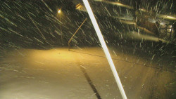 Spodní část sjezdovky skiareálu Karolinka