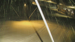 Spodní část sjezdovky skiareálu Karolinka