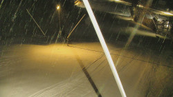 Spodní část sjezdovky skiareálu Karolinka