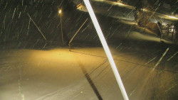 Spodní část sjezdovky skiareálu Karolinka