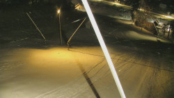 Spodní část sjezdovky skiareálu Karolinka