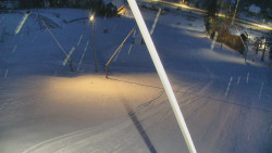 Spodní část sjezdovky skiareálu Karolinka