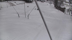 Spodní část sjezdovky skiareálu Karolinka