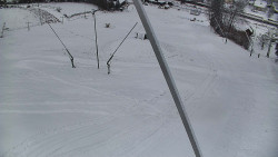 Spodní část sjezdovky skiareálu Karolinka