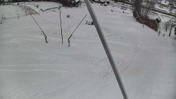 Spodní část sjezdovky skiareálu Karolinka