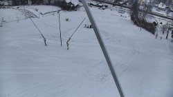 Spodní část sjezdovky skiareálu Karolinka