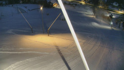 Spodní část sjezdovky skiareálu Karolinka