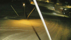 Spodní část sjezdovky skiareálu Karolinka