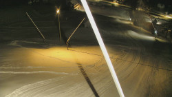 Spodní část sjezdovky skiareálu Karolinka