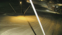 Spodní část sjezdovky skiareálu Karolinka