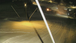 Spodní část sjezdovky skiareálu Karolinka